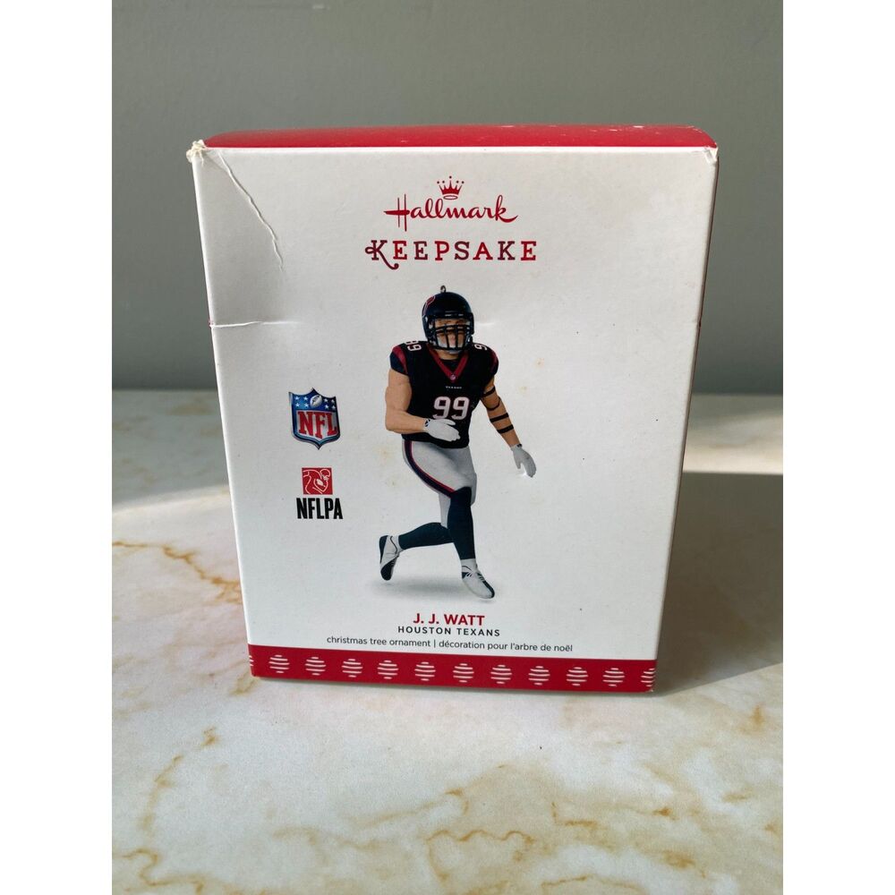 2017 Hallmark Ornament JJ Watt Houston Texans NFL Football - Christmas Keepsake